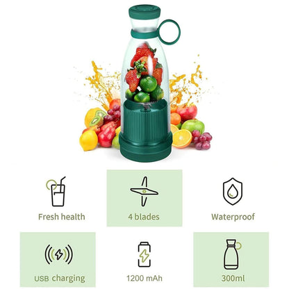 ELECTRIC PORTABLE MINI JUICER BOTTLE
