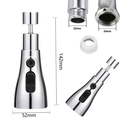 3 MODES KITCHEN SINK FAUCET OR TAP EXTENDER