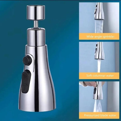 3 MODES KITCHEN SINK FAUCET OR TAP EXTENDER