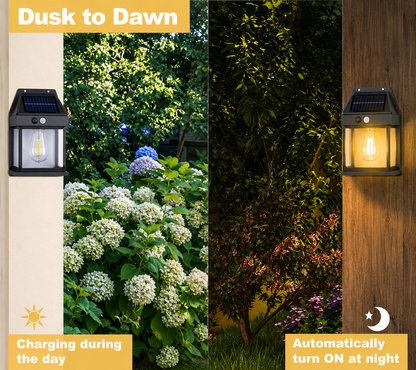 SOLAR LIGHT OUTDOOR WALL LIGHT