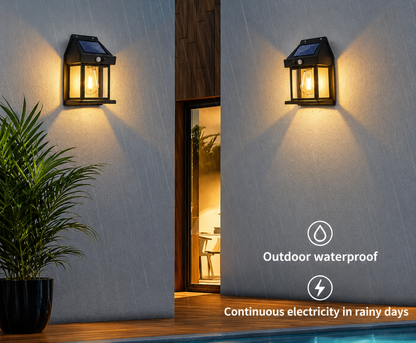 SOLAR LIGHT OUTDOOR WALL LIGHT
