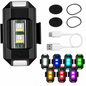 7-COLOR USB RECHARGEABLE LED SAFETY TAIL LIGHT (PACK OF 2)