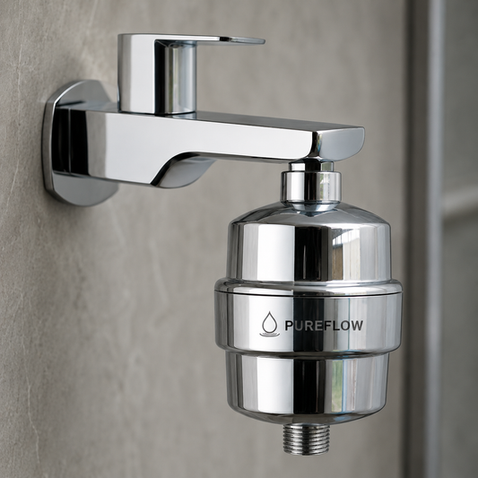 SHOWER AND TAP FILTER FOR HARD WATER | REDUCES HAIR FALL & DRY SKIN