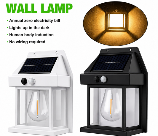 SOLAR LIGHT OUTDOOR WALL LIGHT