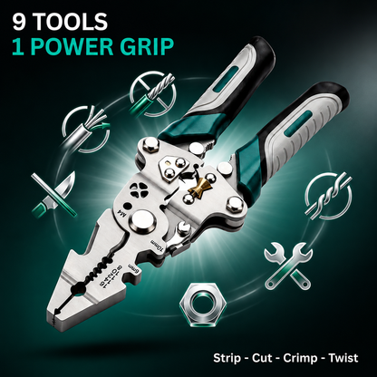 9-in-1 FOLDABLE MULTIFUNCTION PLIER