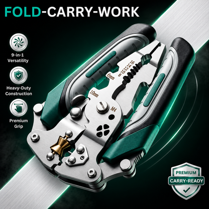 9-in-1 FOLDABLE MULTIFUNCTION PLIER