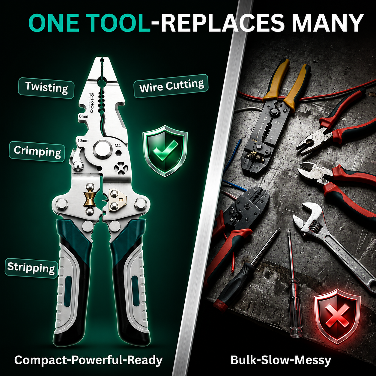 9-in-1 FOLDABLE MULTIFUNCTION PLIER