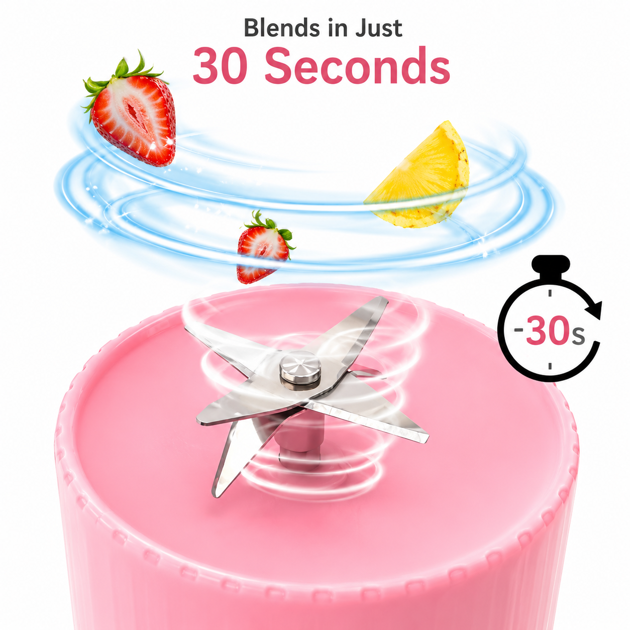 PORTABLE RECHARGEABLE MINI BLENDER BOTTLE