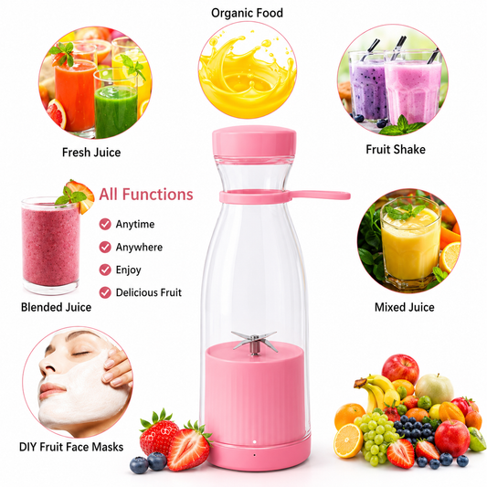 PORTABLE RECHARGEABLE MINI BLENDER BOTTLE