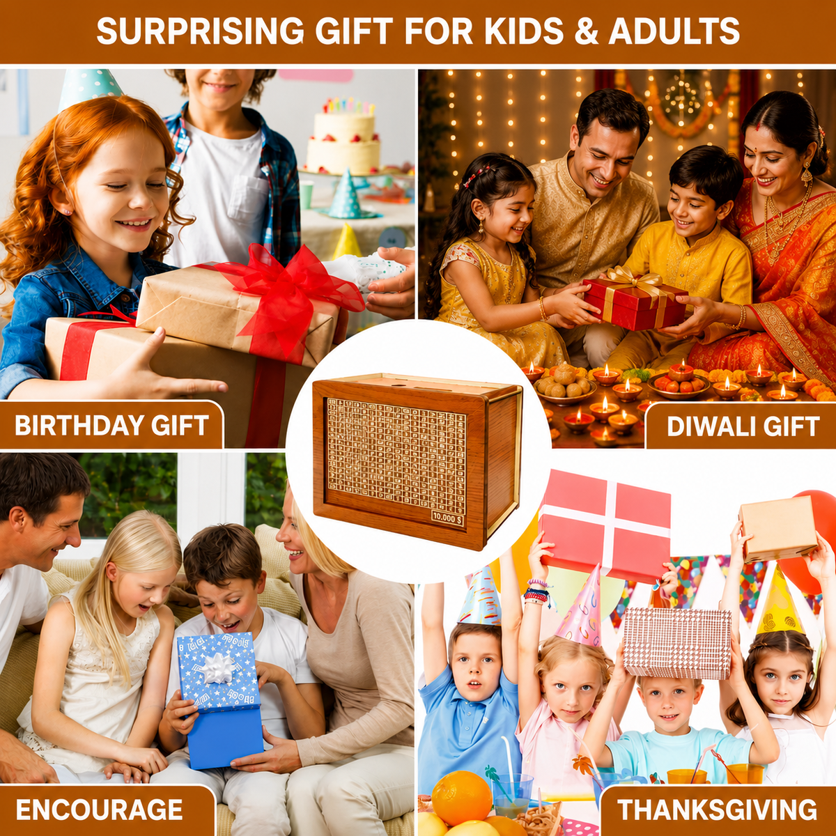 MONEY SAVING BOX FOR KIDS AND ADULTS