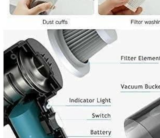 PORTABLE AIR DUSTER WIRELESS VACUUM CLEANER