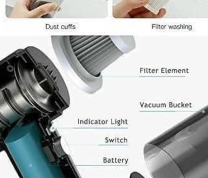 PORTABLE AIR DUSTER WIRELESS VACUUM CLEANER